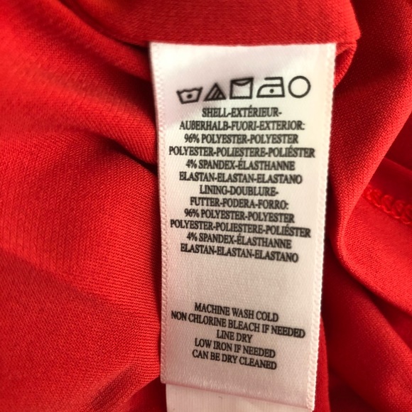 NWT Dress the Population x Anthro tangerine dress - Picture 8 of 8